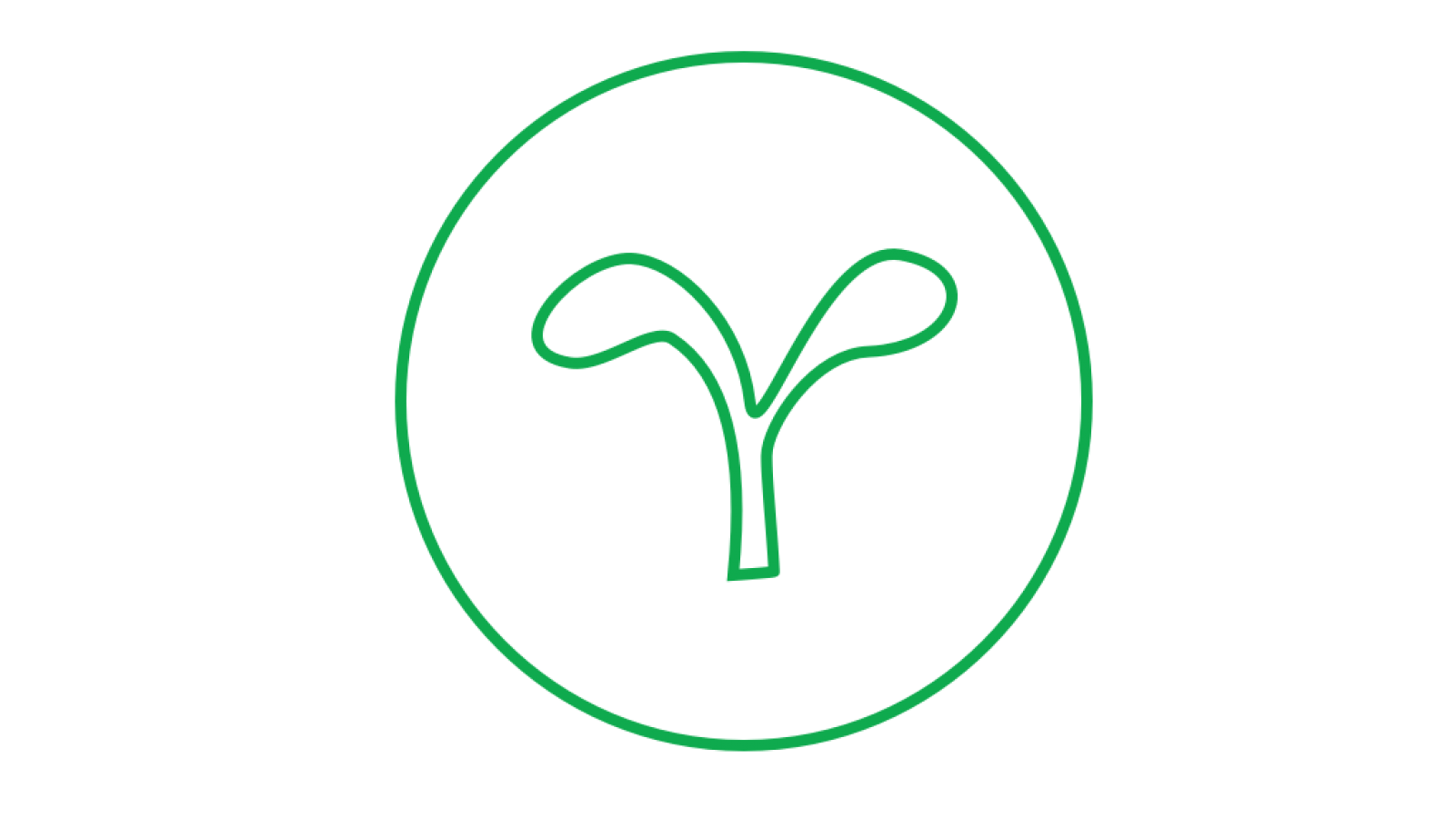 Bóthar icon in a green circle